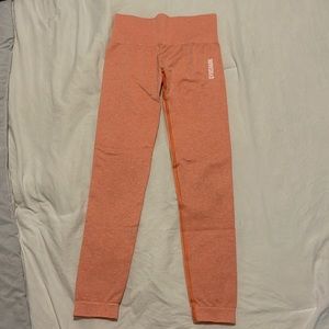 Gymshark Coral Adpat Marl Seamless Leggings Extra Small